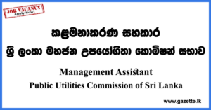 Management Assistant Vacancies