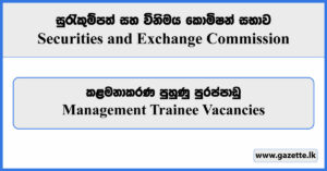 Management Trainee Vacancies 2023 - Securities and Exchange Commission Vacancies