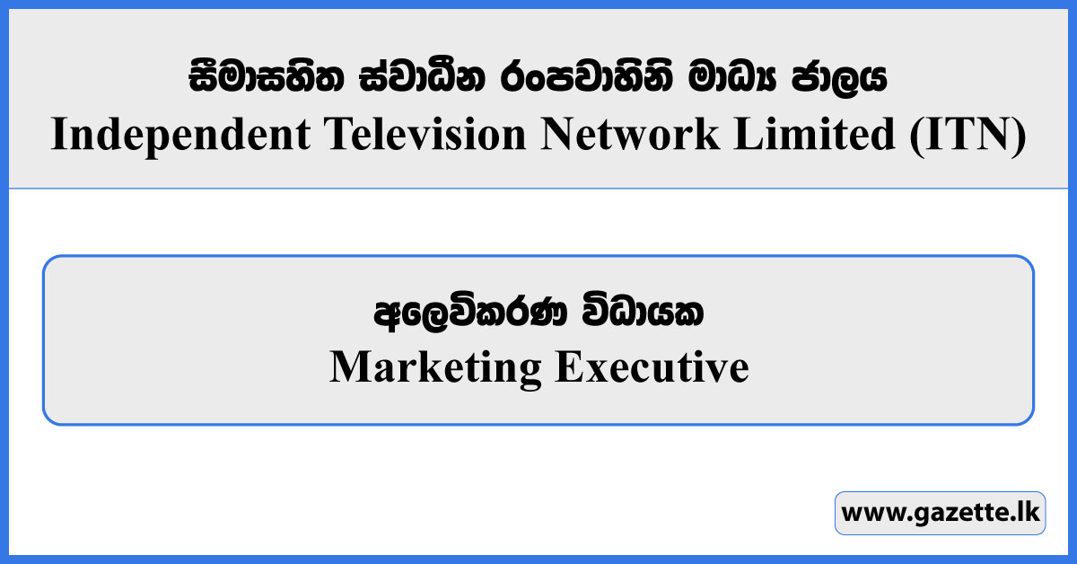 Marketing Executive - Independent Television Network Limited Vacancies 2025