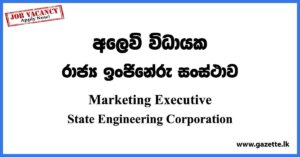Marketing Executive - State Engineering Corporation