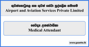 Medical Attendant - Airport and Aviation Services Private Limited Vacancies 2023