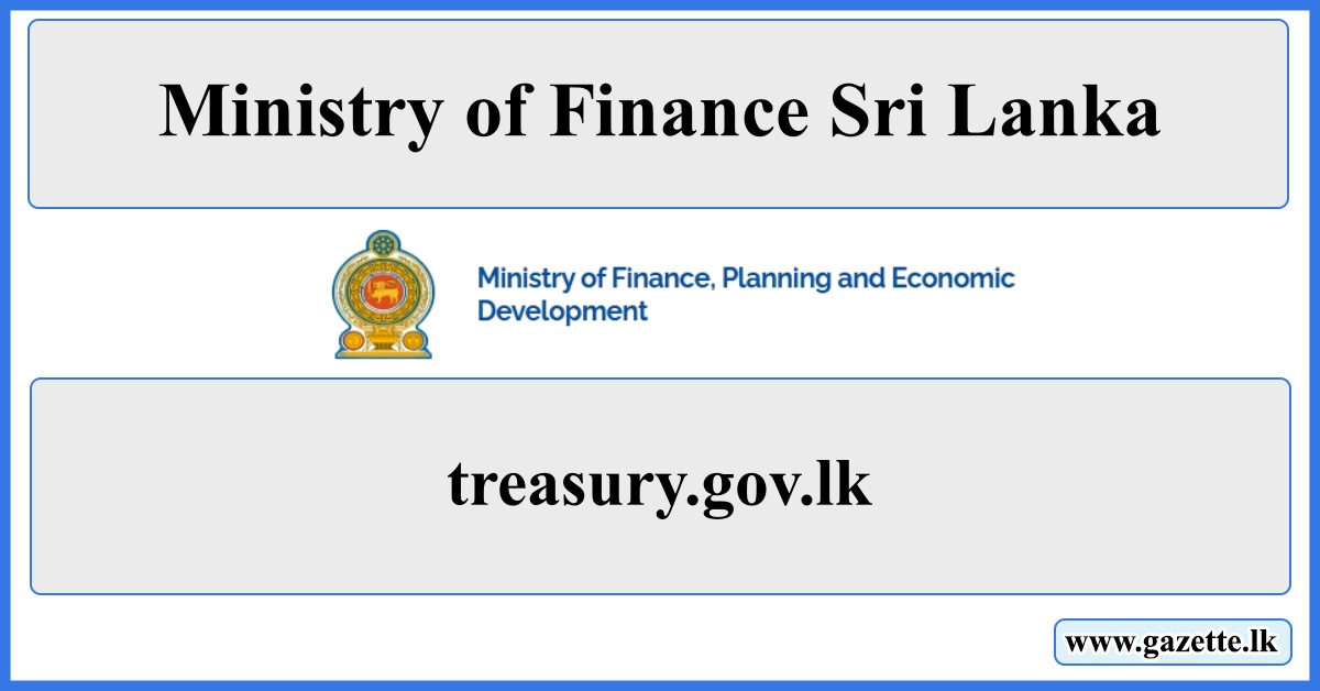 Ministry of Finance Sri Lanka