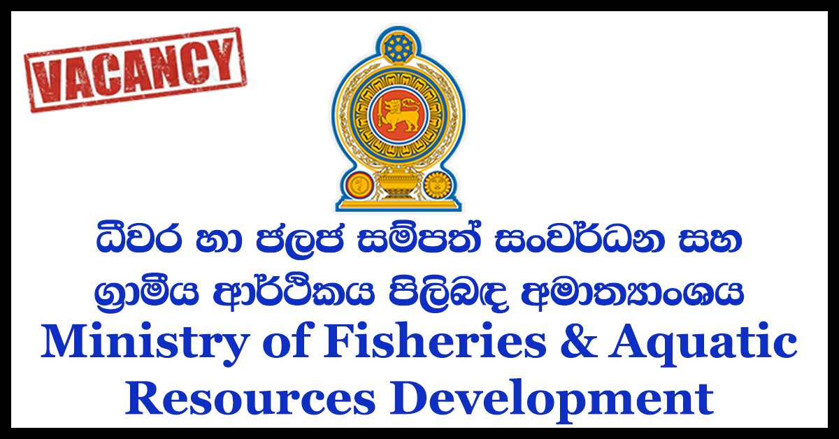 Ministry of Fisheries & Aquatic Resources Development & Rural Economy