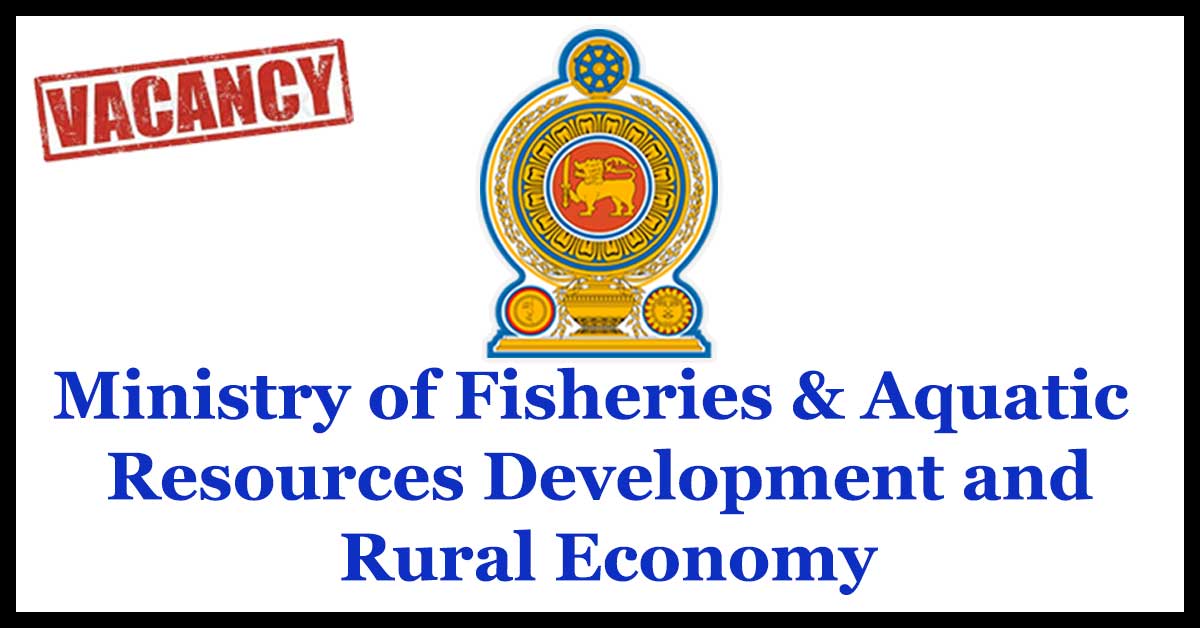 Ministry of Fisheries & Aquatic Resources Development and Rural Economy