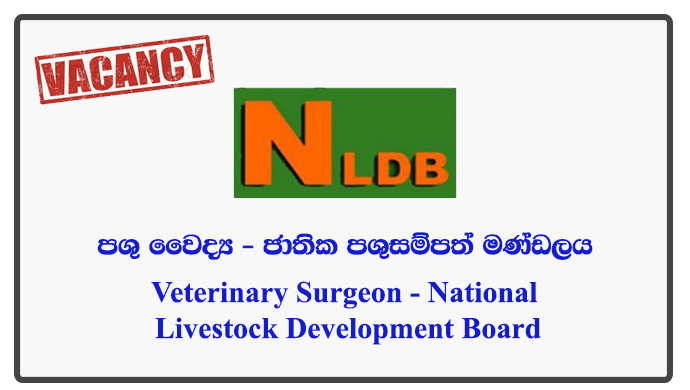Veterinary Surgeon - National Livestock Development Board