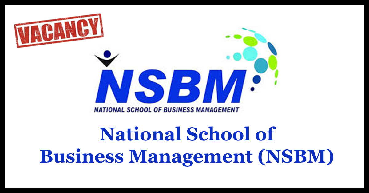 Works Engineer, Technical Officer – National School of Business Management (NSBM)