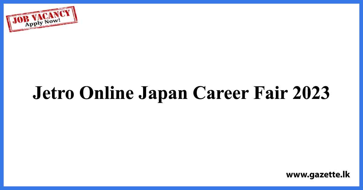 Online Japan Job Fair 2023 - Free Japan Job Vacancies