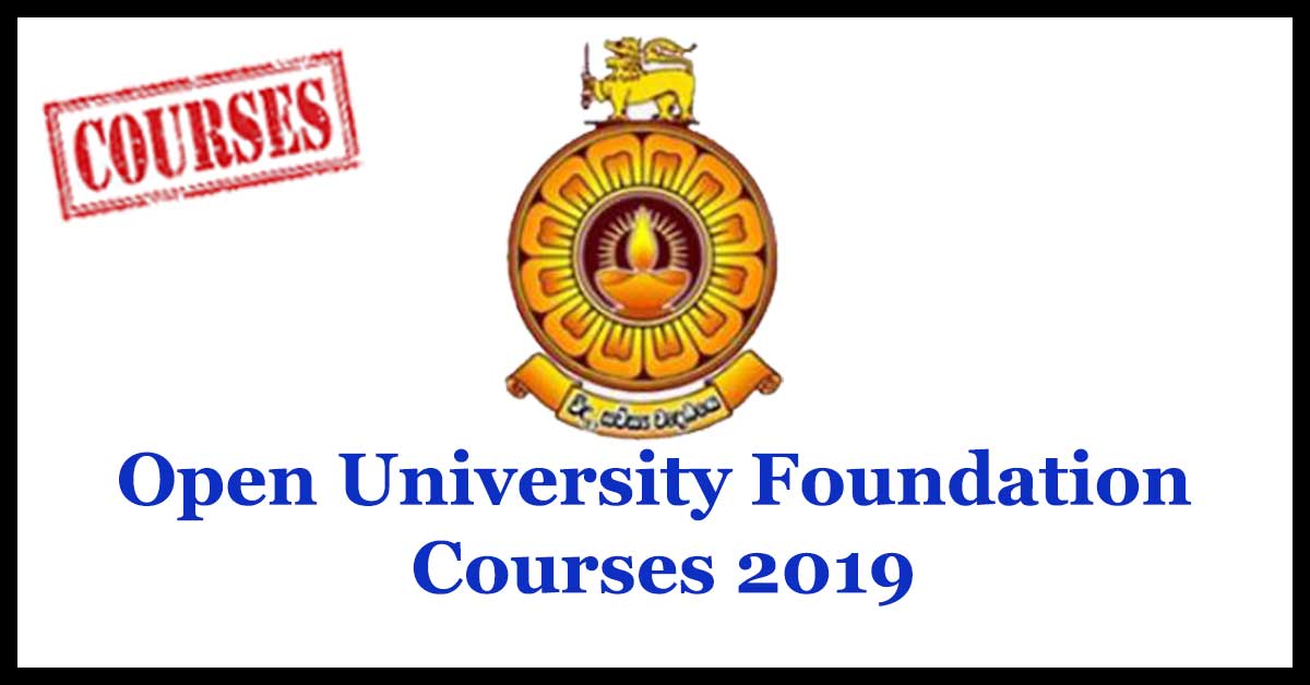 Open University Foundation Courses 2019