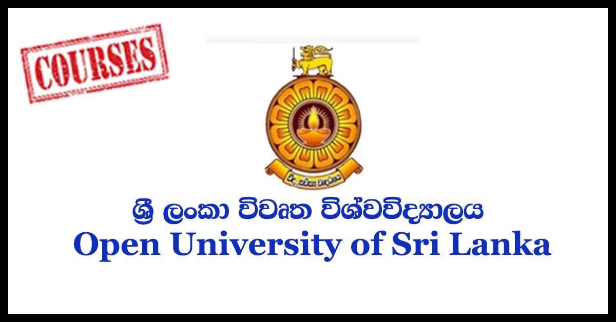 Lecturer The Open University of Sri Lanka Gazette lk