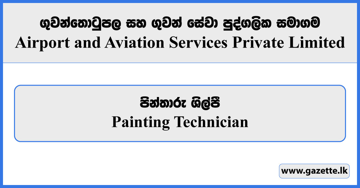 Painting Technician - Airport and Aviation Services Private Limited Vacancies 2023