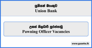 Pawning Officer - Union Bank Vacancies 2024