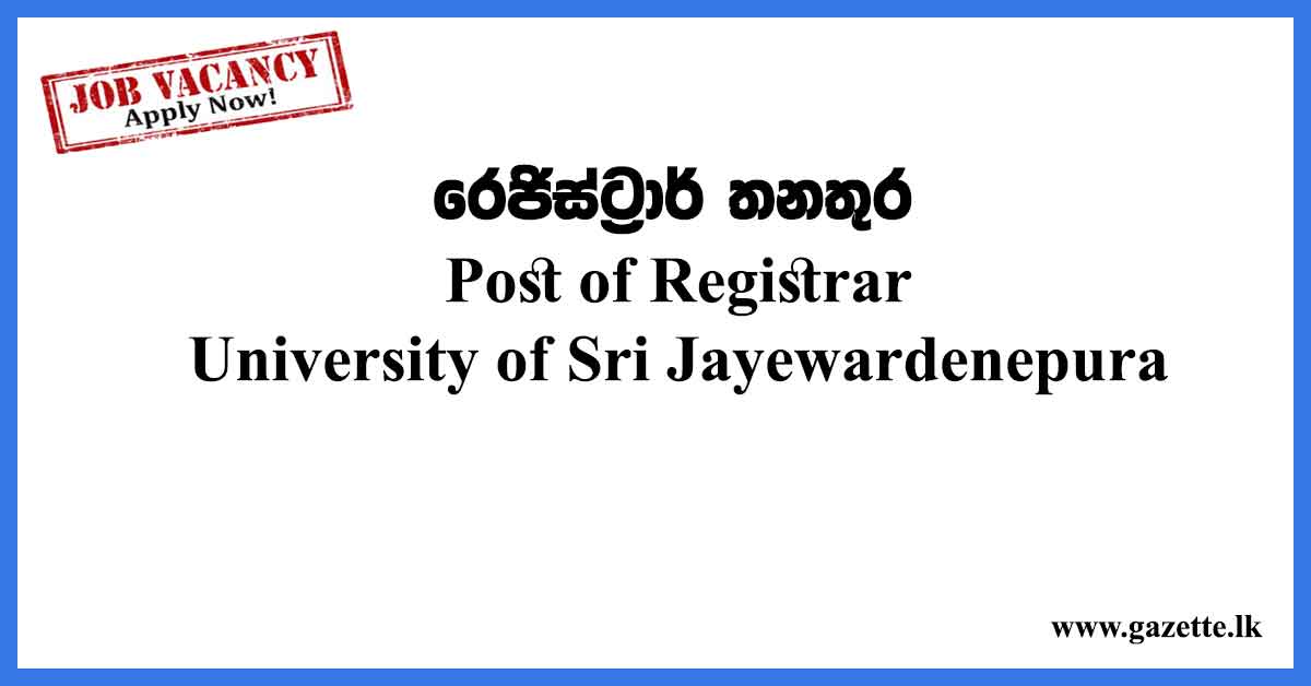 Post-of-Registrar