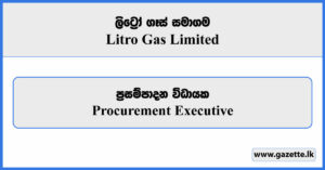 Procurement Executive - Litro Gas Limited Vacancies 2025