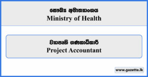 Project Accountant - Ministry of Health Vacancies 2024
