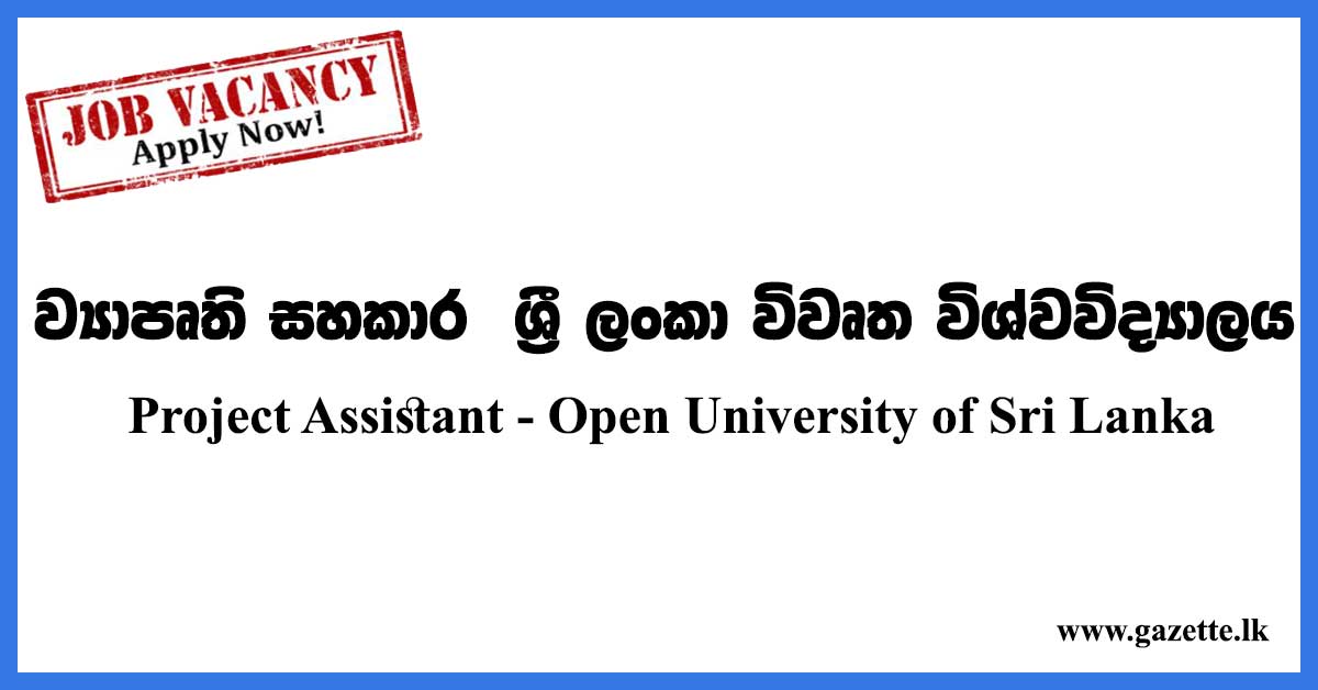 Project-Assistant---Open-University-of-Sri-Lanka
