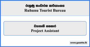 Project Assistant - Ruhunu Tourist Bureau Vacancies 2026