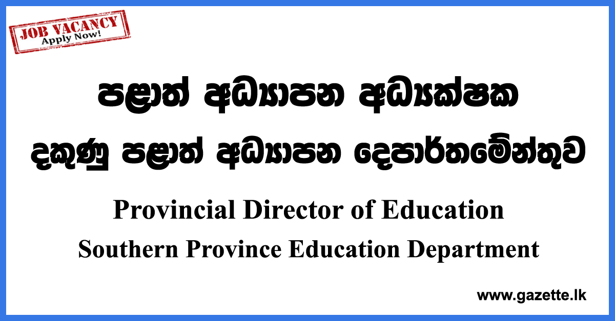 Provincial Director of Education