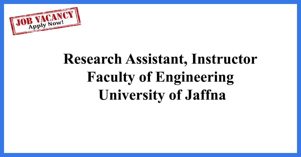 Research-Assistant,-Instructor-University-of-Jaffna