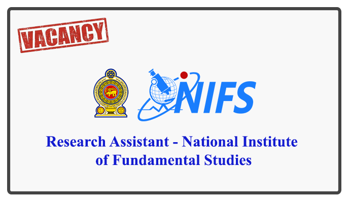 Research Assistant - National Institute of Fundamental Studies