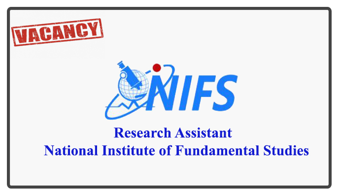 Research Assistant - National Institute of Fundamental Studies