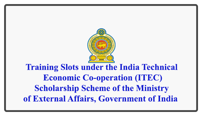 Scholarship Scheme of the Ministry of External Affairs, Government of India