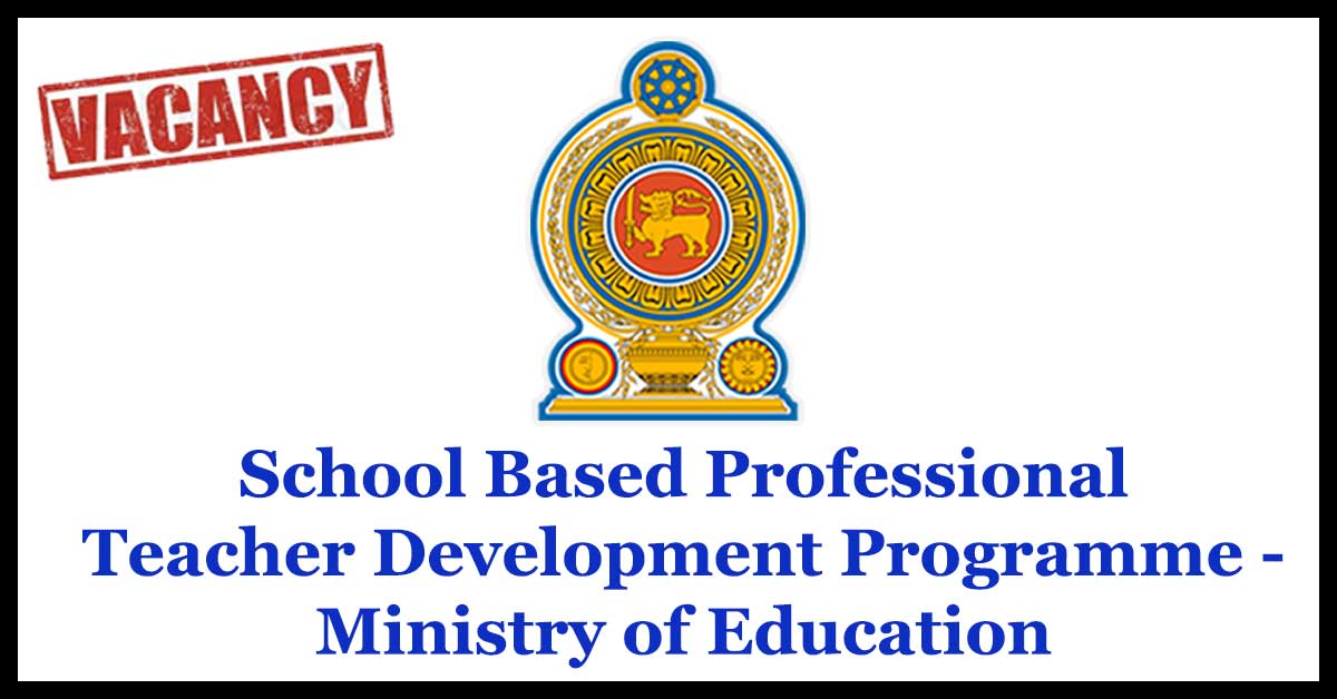 School Based Professional Teacher Development Programme - Ministry of Education