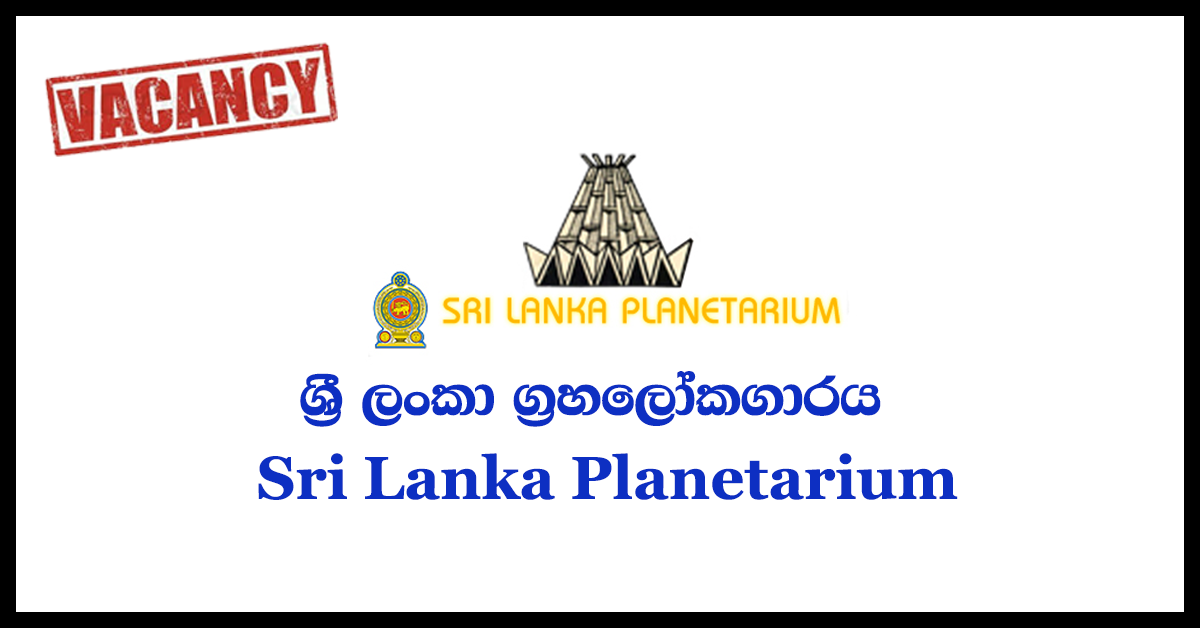 Astronomy Demonstrator - Sri Lanka Planetarium 2018