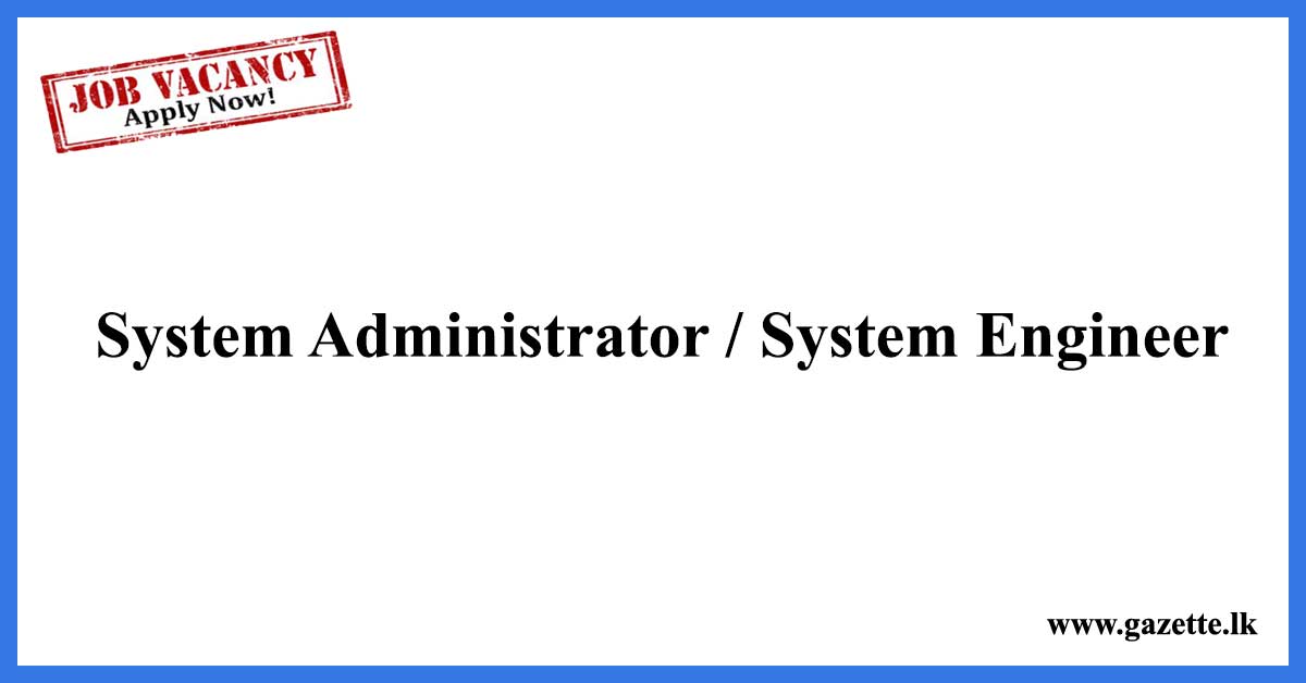 System-Administrator-,-System-Engineer