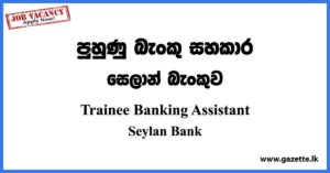 Trainee Banking Assistant - Seylan Bank Vacancies 2023