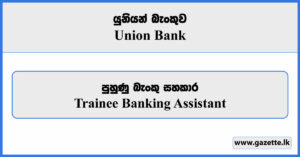 Trainee Banking Assistant - Union Bank Vacancies 2024
