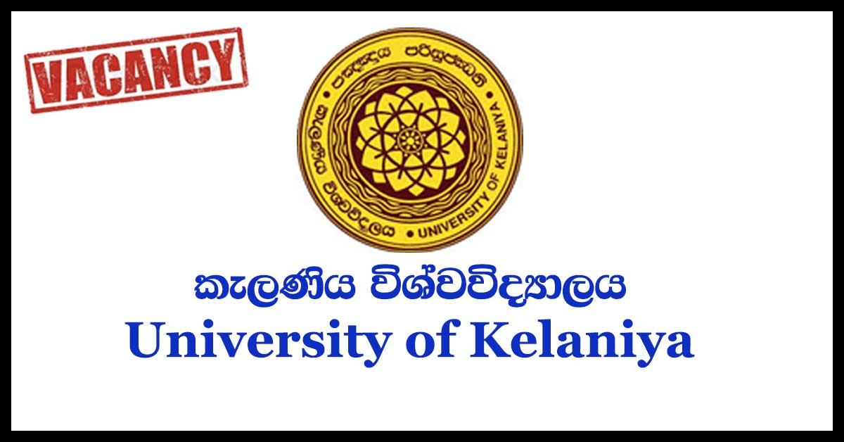 Lecturer, Senior Lecturer - University of Kelaniya