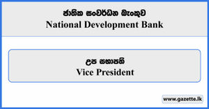 Vice President - National Development Bank Vacancies 2023