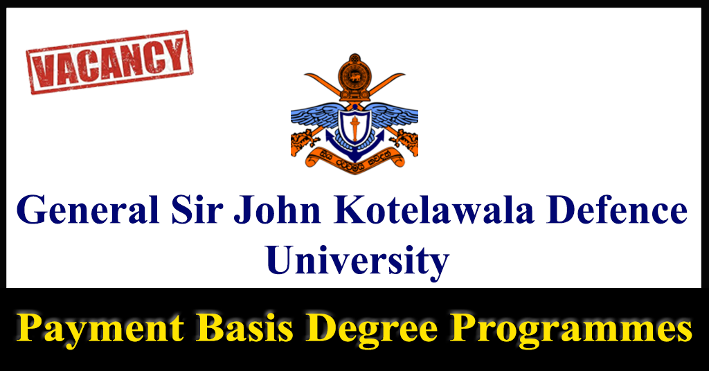 Payment Basis Degree Programmes (Full Time) for Students with Foreign Qualifications - Day Scholars, - KDU