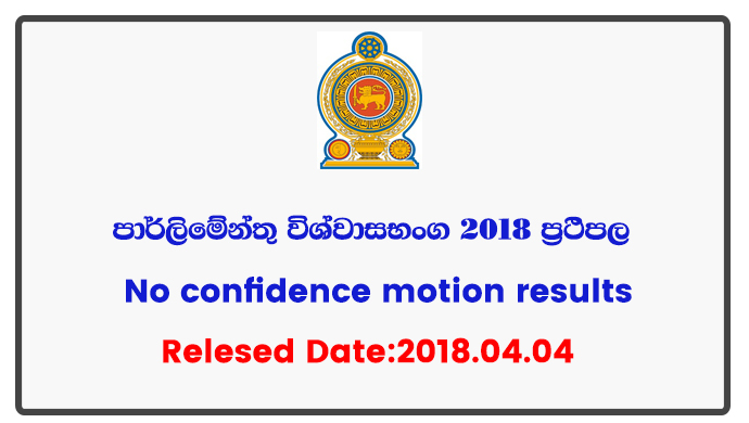 no confidence motion results