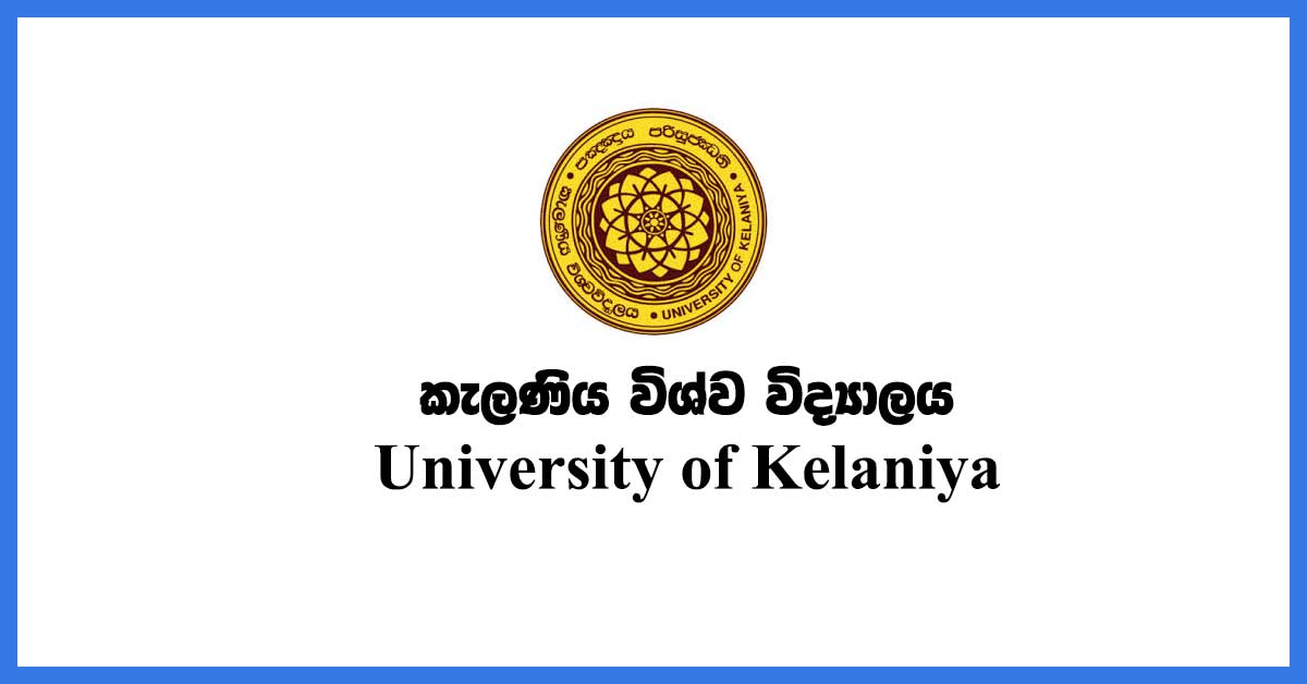 university of kelaniya vacancies
