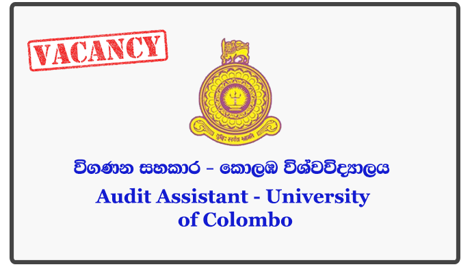 Audit Assistant - University of Colombo
