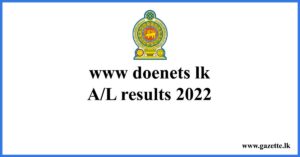 www doenets lk 2022 al results